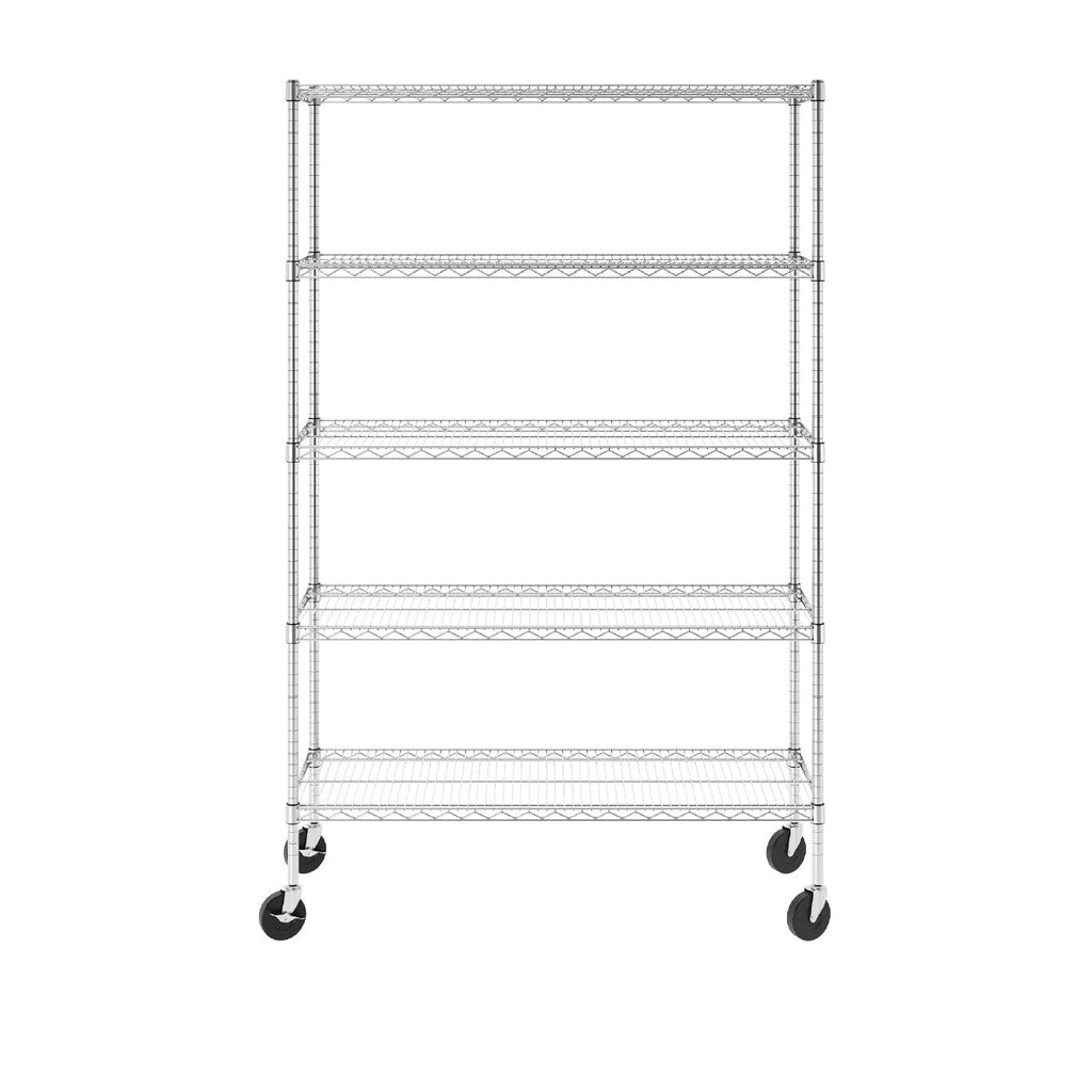 18" x 48" x 72" 5-Tier Wire Rack-Wire Shelving-Grease Monkey Garage