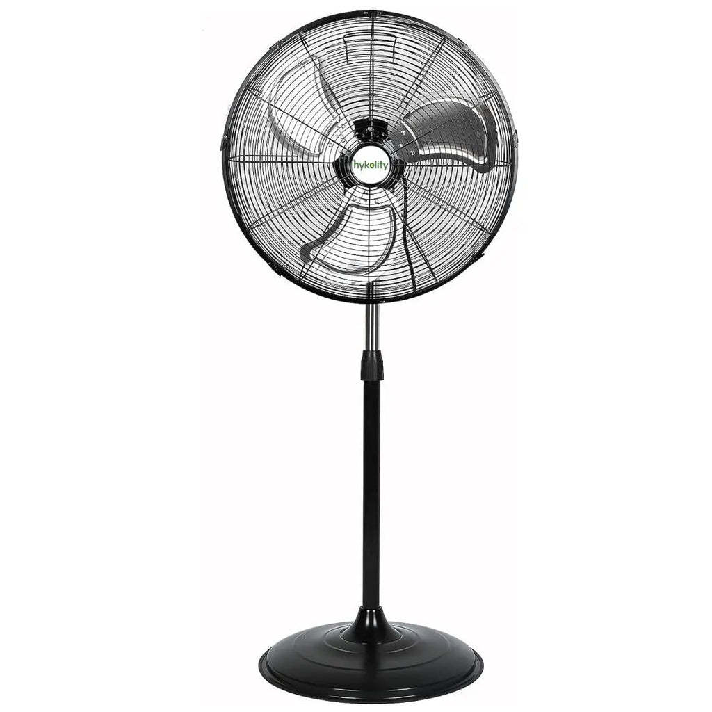 20" High Velocity Pedestal Fan, 5200 CFM 3-Speed Industrial Oscillating Stand Fan with Aluminum Blades, Heavy Duty Standing Shop Fan-Fan-Grease Monkey Garage