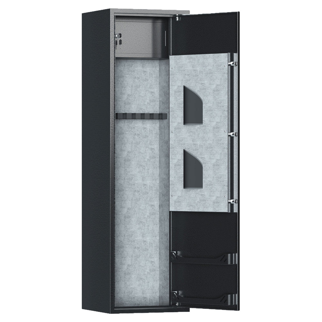 AOBABO 8-Rifle Gun Safe w/Keypad Lock, Security Cabinet Long Safes Gun Cabinet-Mature | Weapons | Gun Care & Accessories | Gun Cases & Range Bags-Grease Monkey Garage