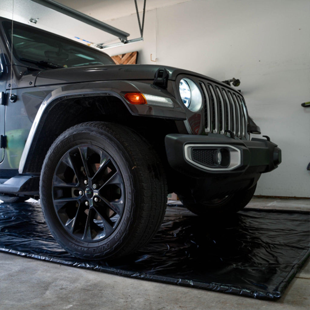 AutoFloorGuard AFG7918 7.75 Foot by 18 Foot Compact Size Garage Containment Mat-Home & Garden | Household Supplies | Garage Floor Mats-Grease Monkey Garage