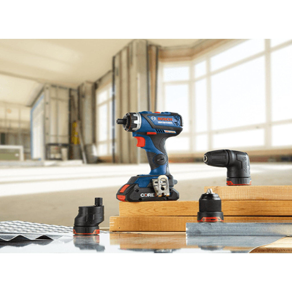 Bosch 1900 RPM Compact Design 5 In 1 Drill Driver with CORE18V 4.0Ah Battery-*Hardware | Tools | Drills | Handheld Power Drills-Grease Monkey Garage