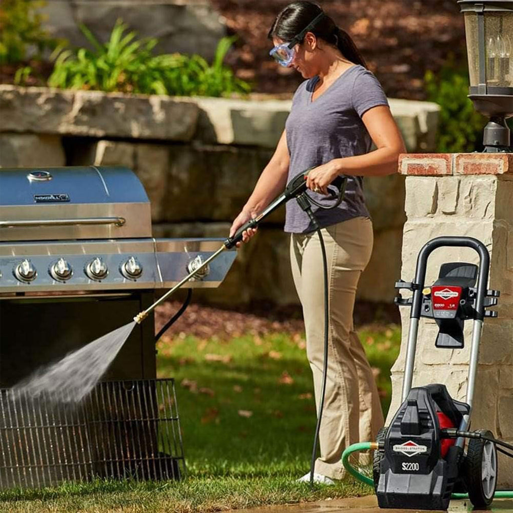 Briggs & Stratton 2200 Max PSI/1.2 Max GPM Electric Pressure Washer w/25 ft Hose-Home & Garden | Lawn & Garden | Outdoor Power Equipment | Pressure Washers-Grease Monkey Garage