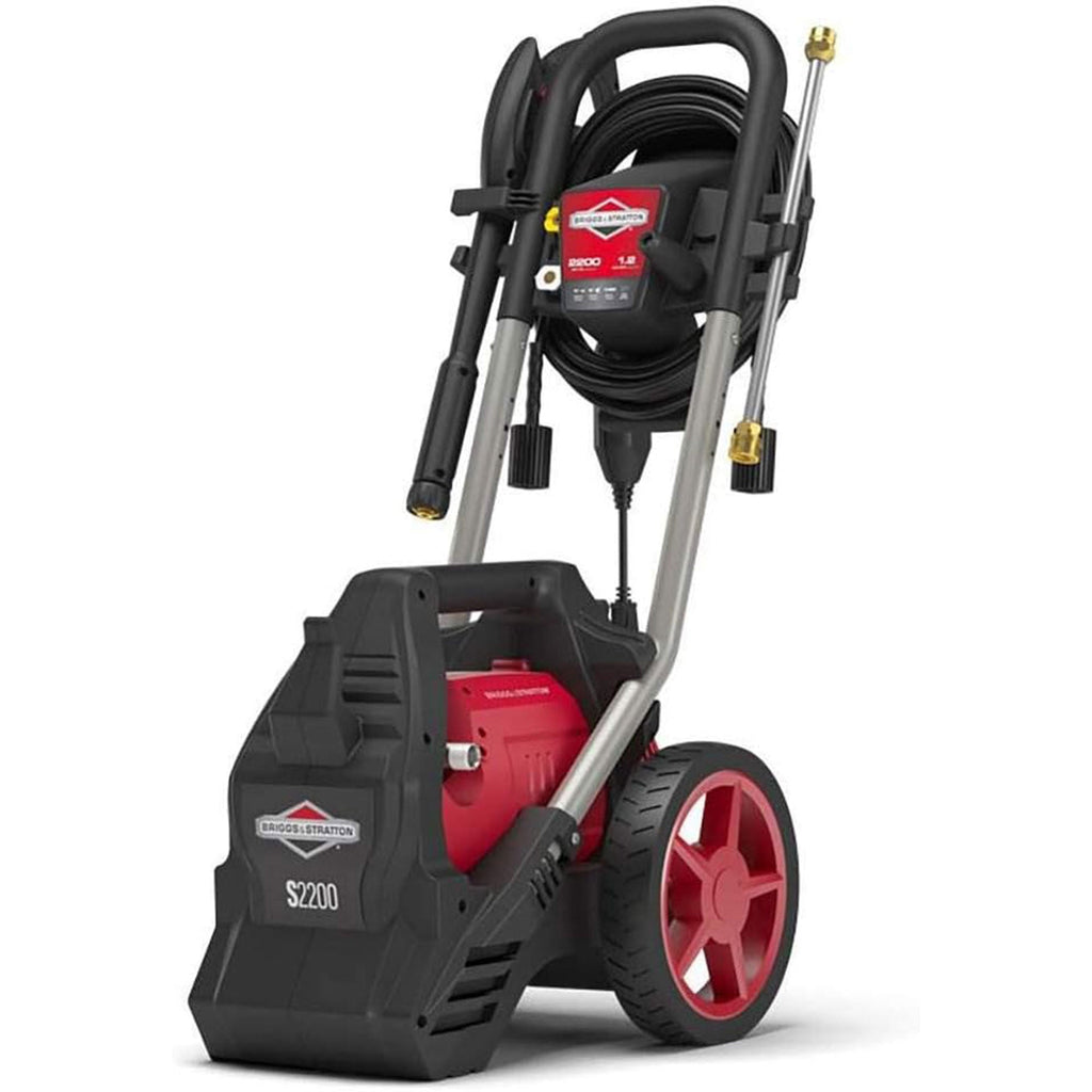 Briggs & Stratton 2200 Max PSI/1.2 Max GPM Electric Pressure Washer w/25 ft Hose-Home & Garden | Lawn & Garden | Outdoor Power Equipment | Pressure Washers-Grease Monkey Garage