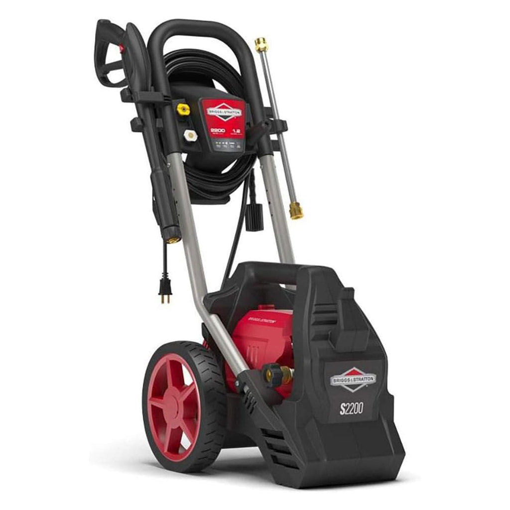 Briggs & Stratton 2200 Max PSI/1.2 Max GPM Electric Pressure Washer w/25 ft Hose-Home & Garden | Lawn & Garden | Outdoor Power Equipment | Pressure Washers-Grease Monkey Garage