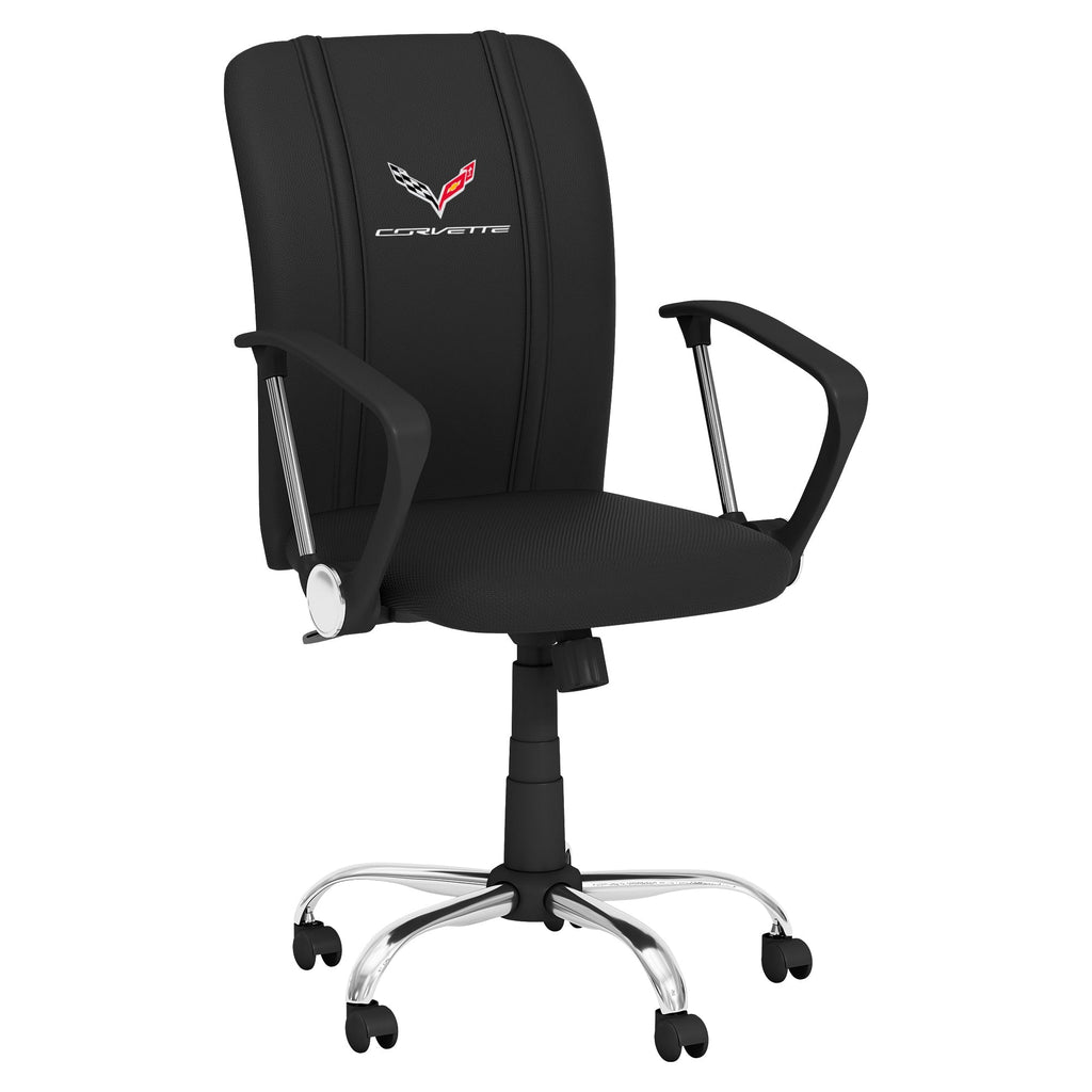 Curve Task Chair with Corvette C7 logo-General Motors-Grease Monkey Garage