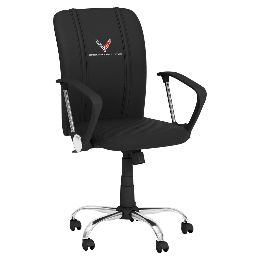 Curve Task Chair with Corvette Signature Logo-General Motors-Grease Monkey Garage