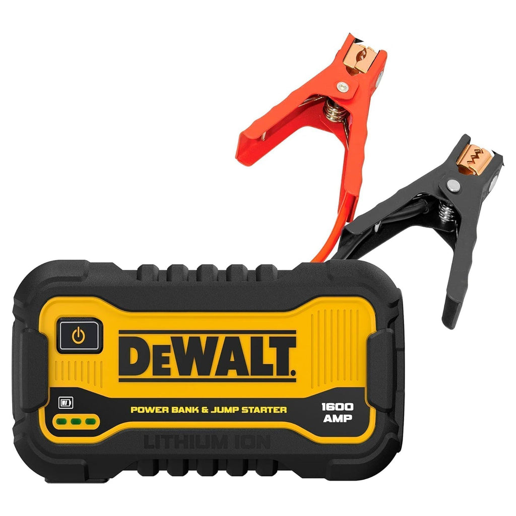 DEWALT 1600 Peak Amp Li-Po Battery Jump Power Starter, Portable Car Charger Set-Vehicles & Parts | Vehicle Parts & Accessories | Vehicle Maintenance, Care & Decor | Vehicle Repair & Specialty Tools | Vehicle Jumper Cables-Grease Monkey Garage