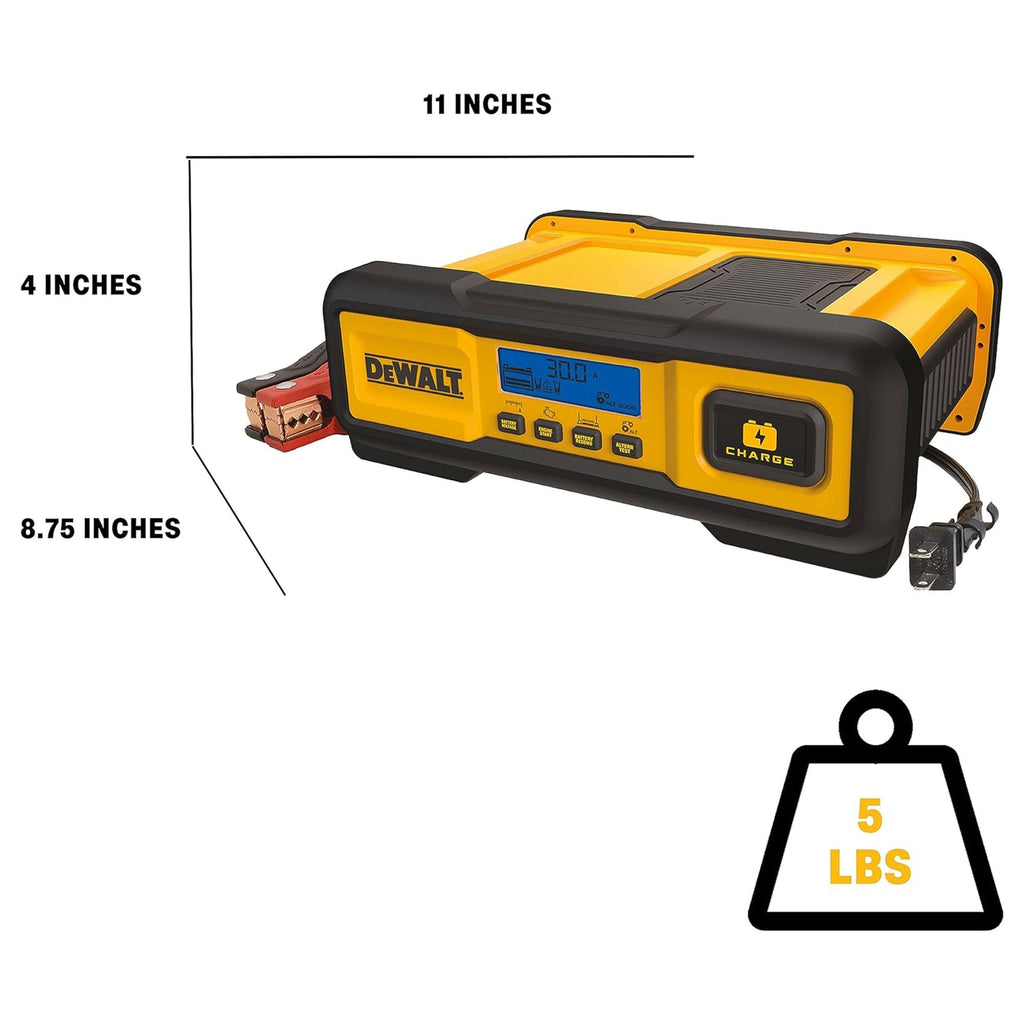 DEWALT Automotive or Marine Battery Charger, Maintainer with LCD Screen, 30 Amps-*Vehicles&Parts | Vehicle Parts & Accessories | Vehicle Maintenance, Care & Decor | Vehicle Repair & Specialty Tools | Vehicle Battery Chargers-Grease Monkey Garage