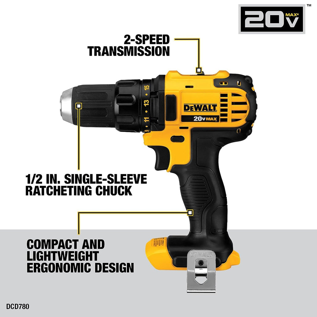 DeWalt 20V MAX Brushless Motor Drill/Driver, Impact Driver, Saw Hand Tool Set-*Hardware | Tools | Drills | Handheld Power Drills-Grease Monkey Garage