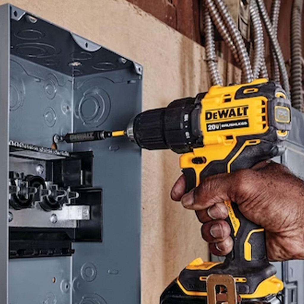 DeWalt ATOMIC 20 Volt 0.5 Inch Brushless Motor Drill Driver Kit Hand Tool Set-*Hardware | Tools | Drills | Handheld Power Drills-Grease Monkey Garage