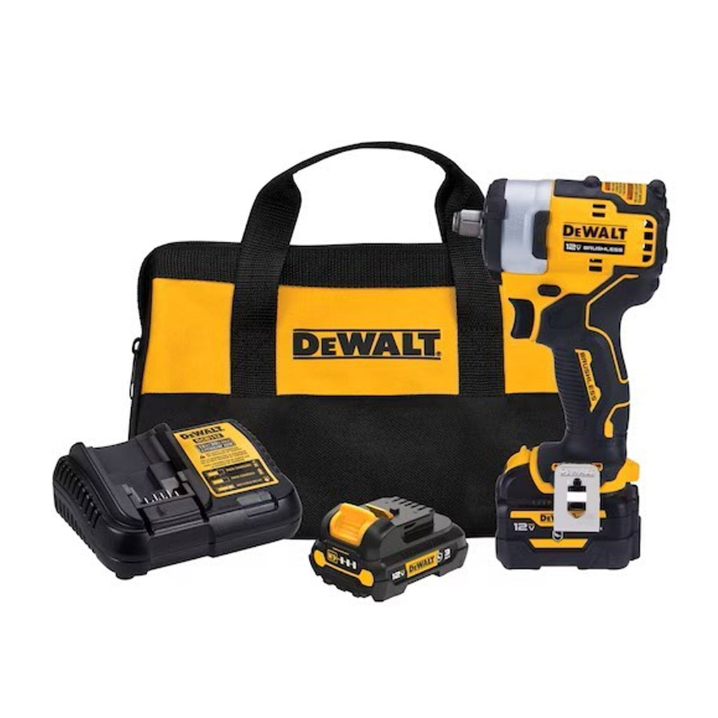 DeWalt XTREME 12V MAX Brushless 1/2" Cordless Impact Wrench Kit with LED Ring-*Hardware | Tools | Impact Wrenches & Drivers-Grease Monkey Garage