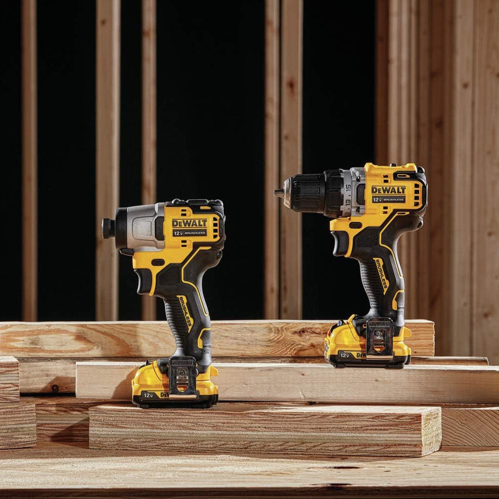 DeWalt XTREME 12V MAX Brushless Motor Drill & Impact Driver Combo Hand Tool Set-*Hardware | Tools | Drills | Handheld Power Drills-Grease Monkey Garage