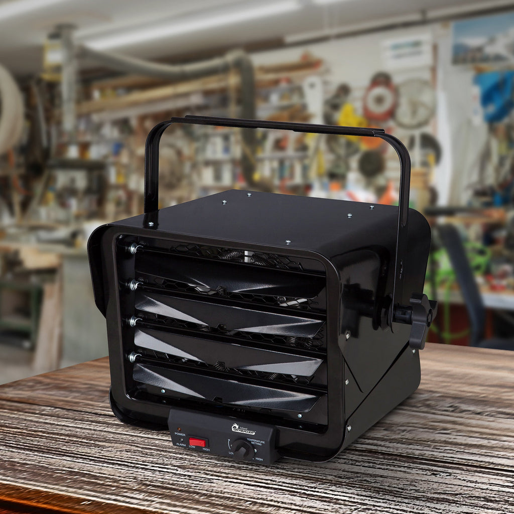 Dr. Heater DR966 240V Hardwired Garage Commercial Heater, 3000W/6000W, Black-Home & Garden | Household Appliances | Climate Control Appliances | Space Heaters-Grease Monkey Garage