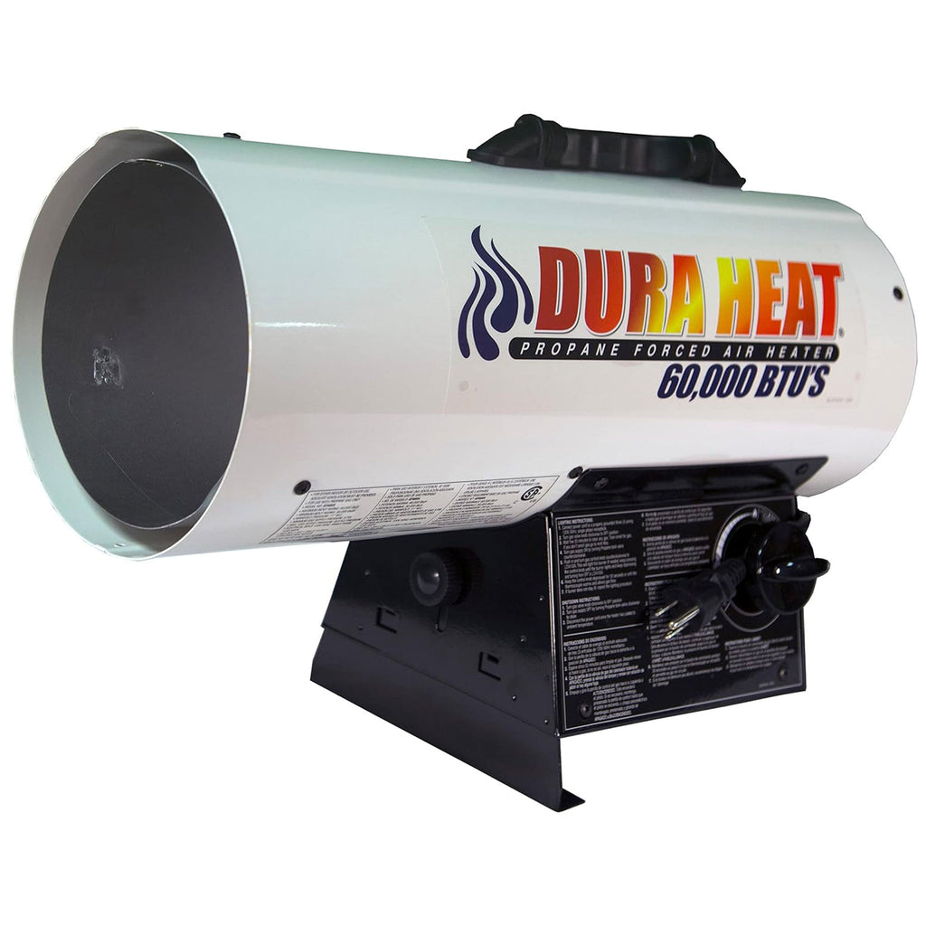 Dura Heat 60,000 BTU Auto Shut Off Portable Propane Heater for 1,500 Square Feet-*Home&Garden | Household Appliances | Climate Control Appliances | Patio Heaters-Grease Monkey Garage