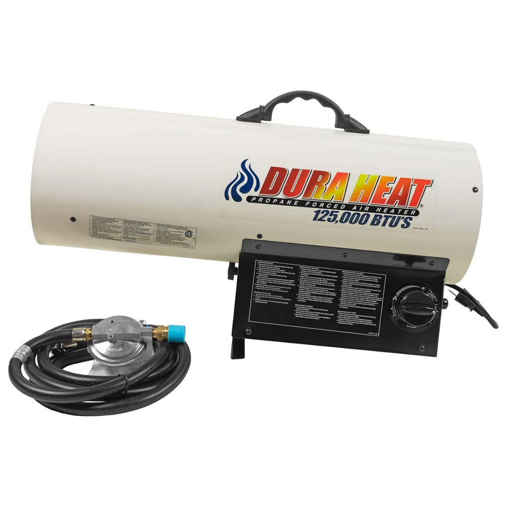 Dura Heat Portable LP Gas Forced Outdoor Air Heater, 3,200 Square Feet Coverage-*Home&Garden | Household Appliances | Climate Control Appliances | Space Heaters-Grease Monkey Garage