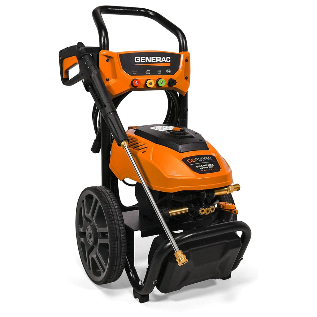 Generac 2300 PSI Electric Pressure Washer w/Auto Stop Switch & Detergent Tank-*Home&Garden | Lawn & Garden | Outdoor Power Equipment | Pressure Washers-Grease Monkey Garage