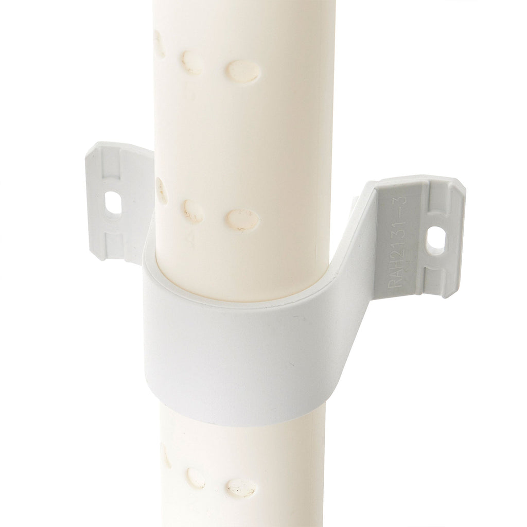 Gracious Living 4 Shelf Tier Light Duty Garage Storage Shelf, White (Damaged)-Used-Grease Monkey Garage