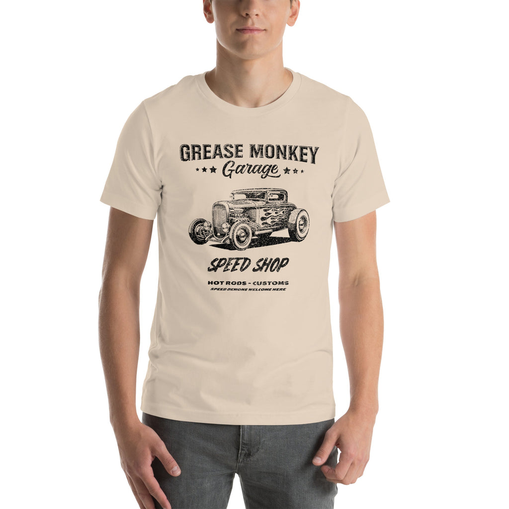 Grease Monkey Garage Speed Shop Short-Sleeve Unisex T-Shirt-Grease Monkey Garage