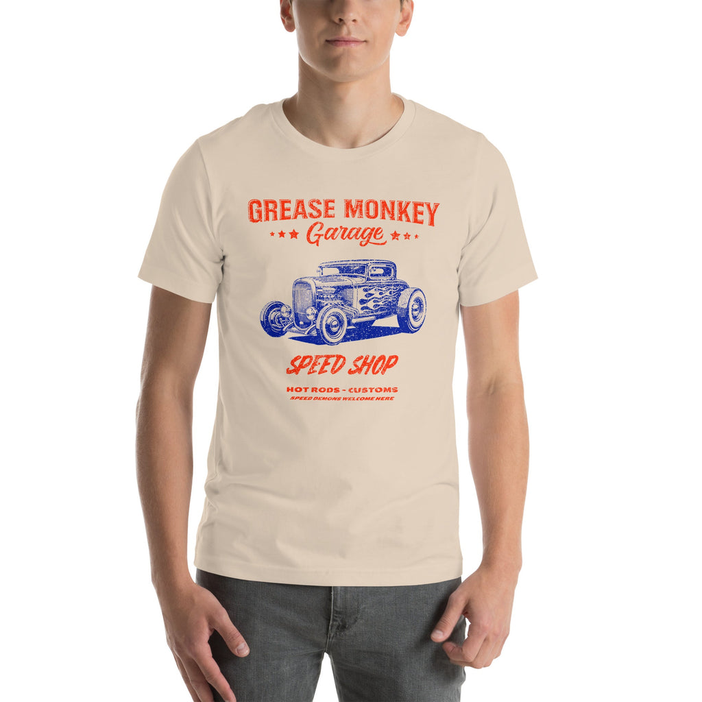 Grease Monkey Garage Speed Shop Short-Sleeve Unisex T-Shirt-Grease Monkey Garage