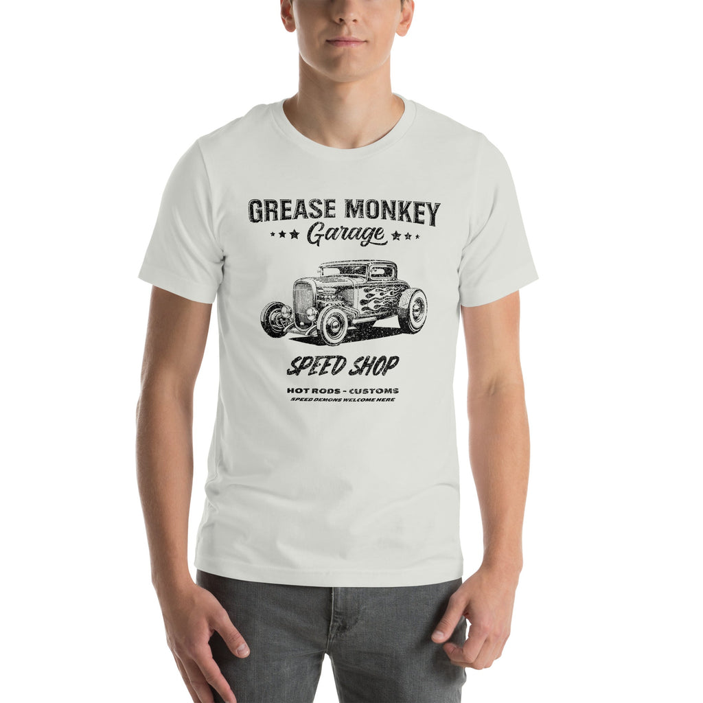 Grease Monkey Garage Speed Shop Short-Sleeve Unisex T-Shirt-Grease Monkey Garage