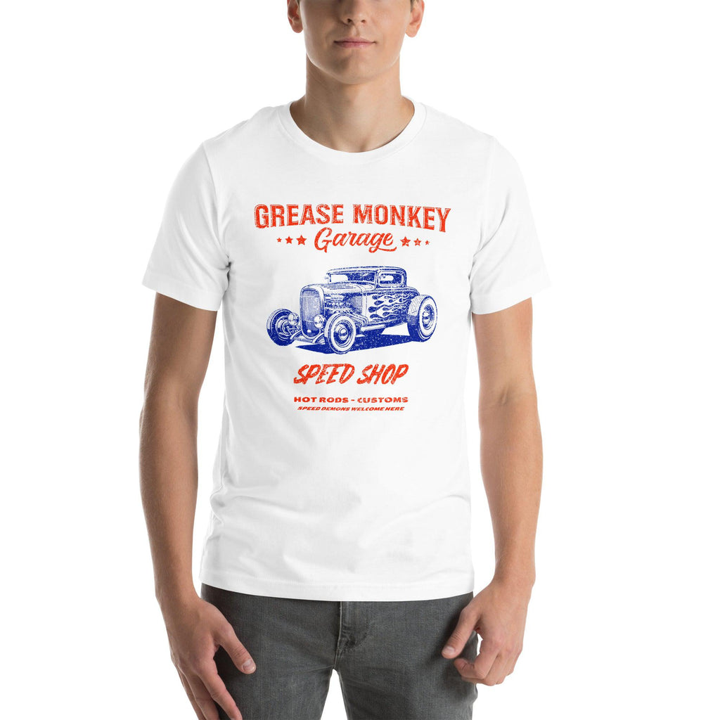 Grease Monkey Garage Speed Shop Short-Sleeve Unisex T-Shirt-Grease Monkey Garage