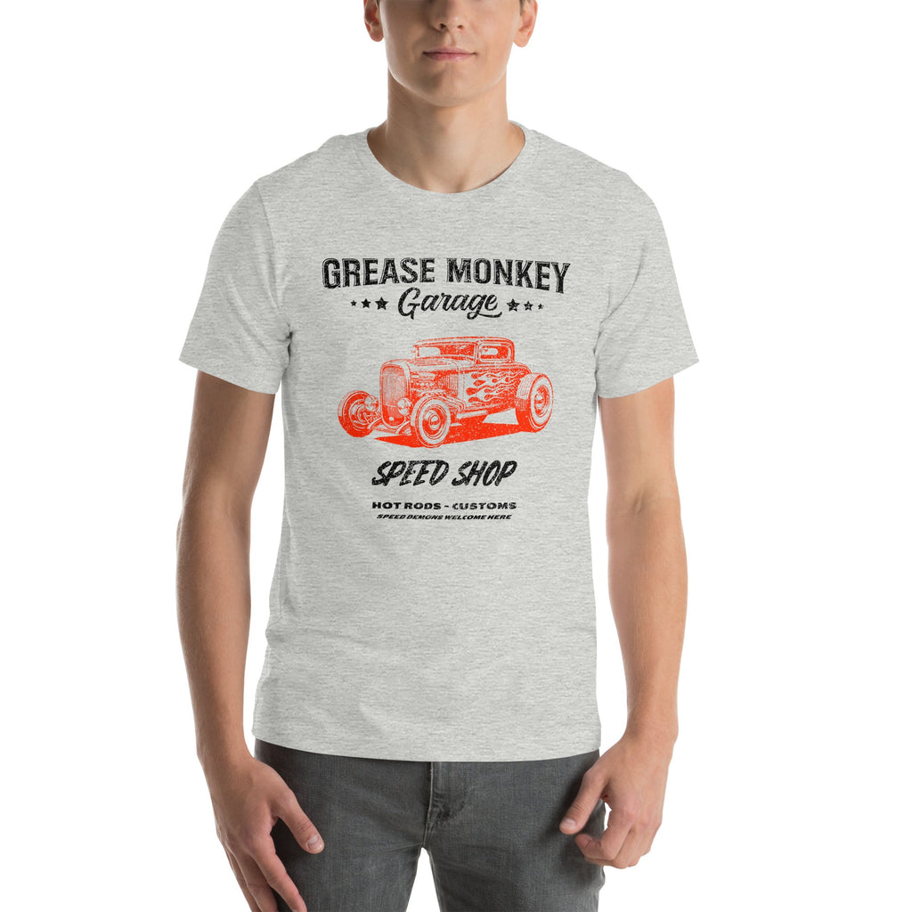 Grease Monkey Garage Speed Shop Short-Sleeve Unisex T-Shirt-Grease Monkey Garage