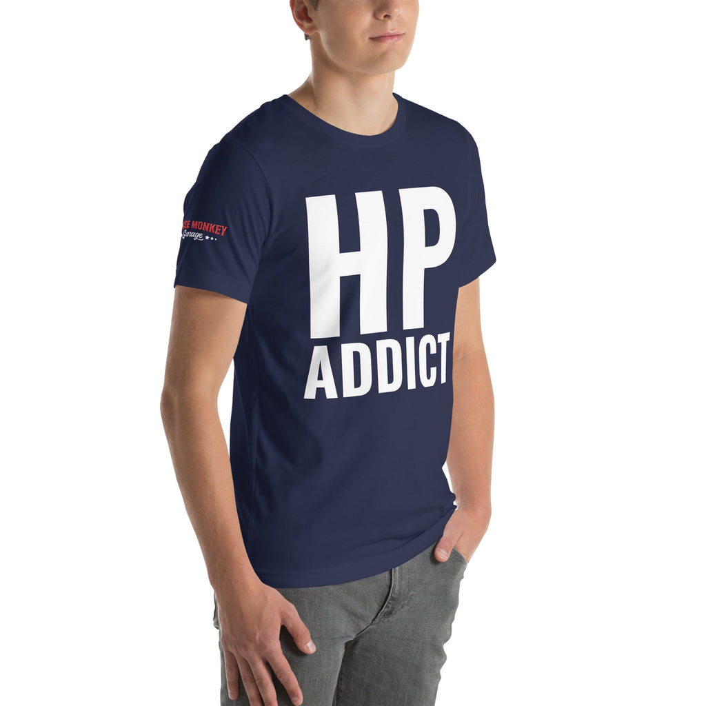 HP Addict Unisex T-Shirt-Grease Monkey Garage