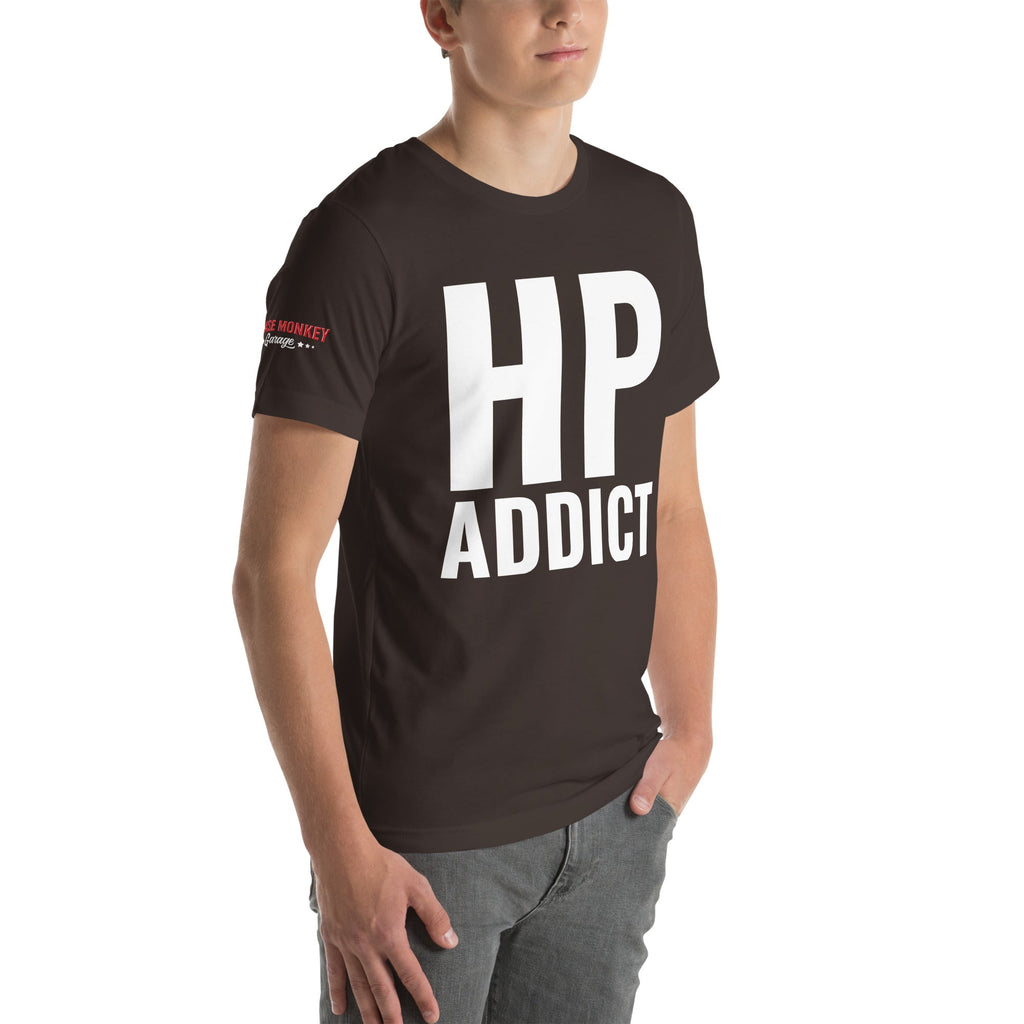 HP Addict Unisex T-Shirt-Grease Monkey Garage