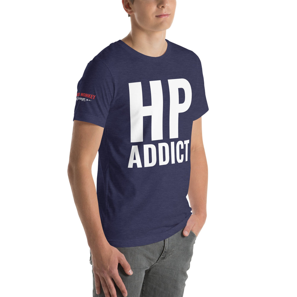 HP Addict Unisex T-Shirt-Grease Monkey Garage
