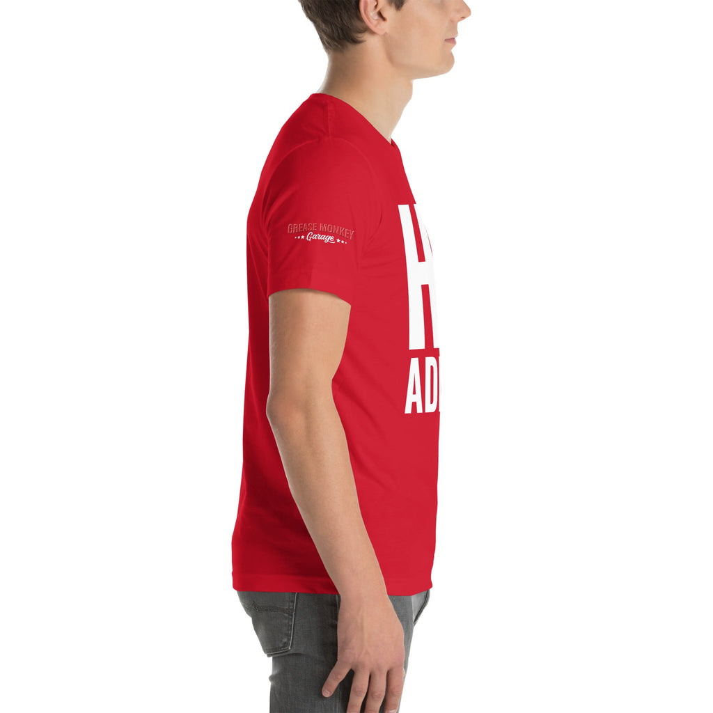 HP Addict Unisex T-Shirt-Grease Monkey Garage