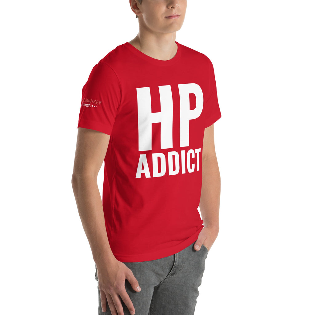 HP Addict Unisex T-Shirt-Grease Monkey Garage