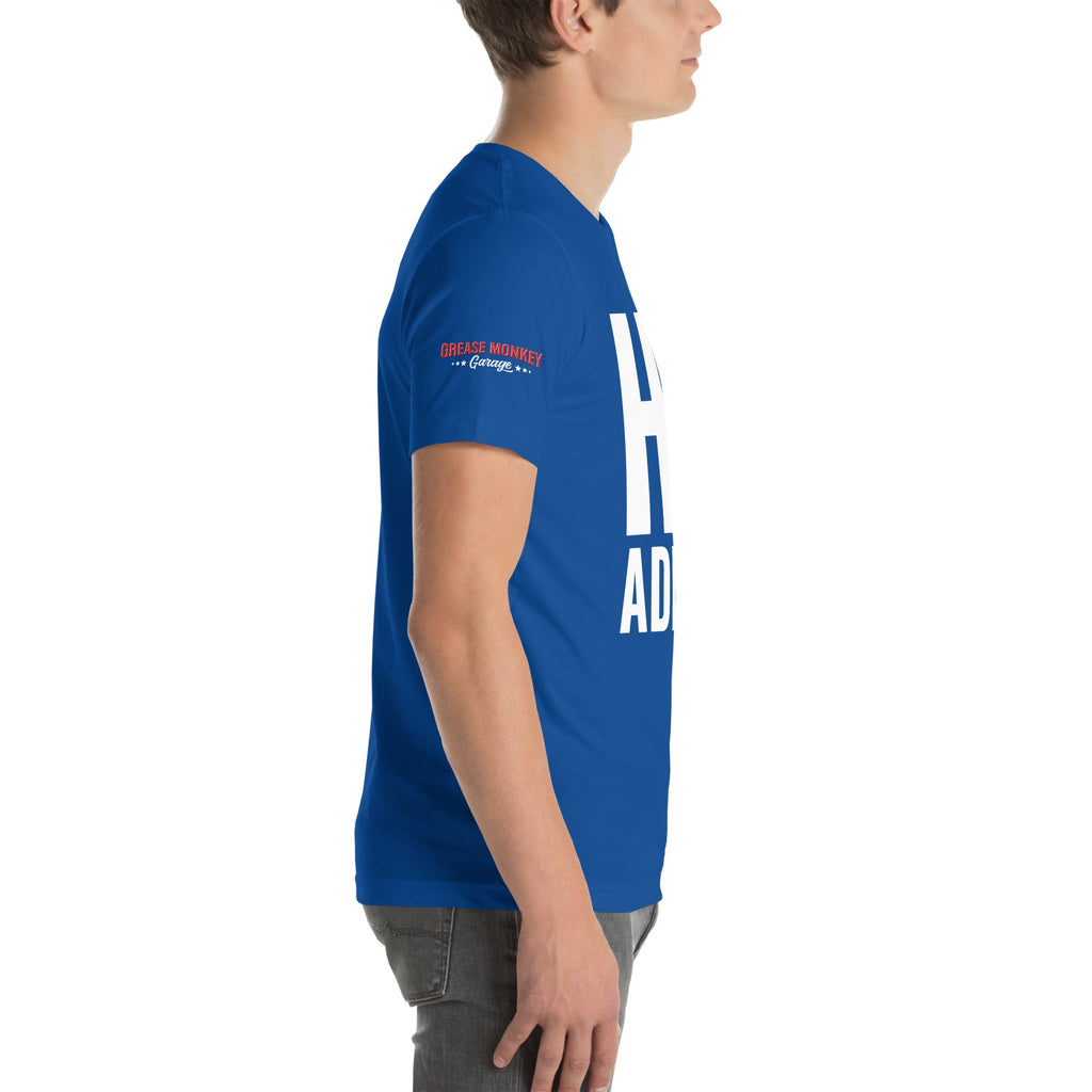 HP Addict Unisex T-Shirt-Grease Monkey Garage