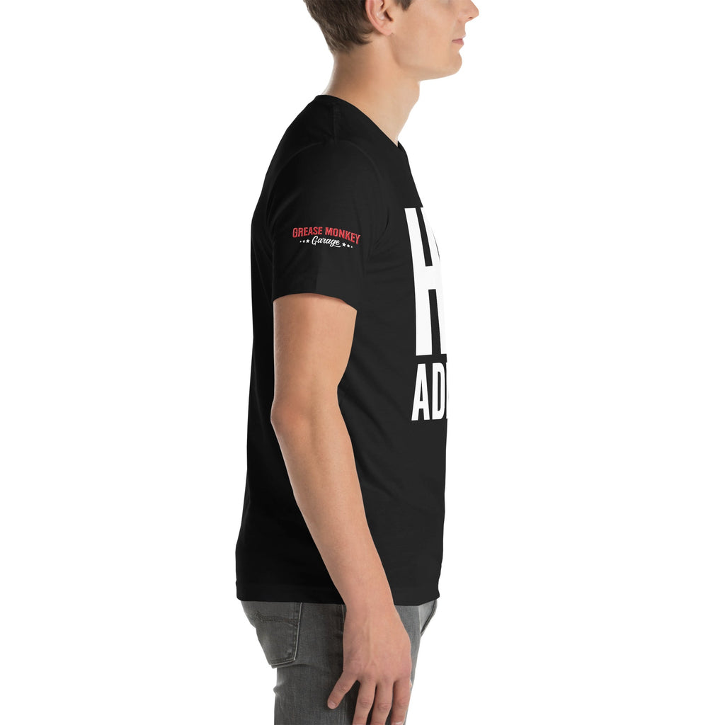 HP Addict Unisex T-Shirt-Grease Monkey Garage