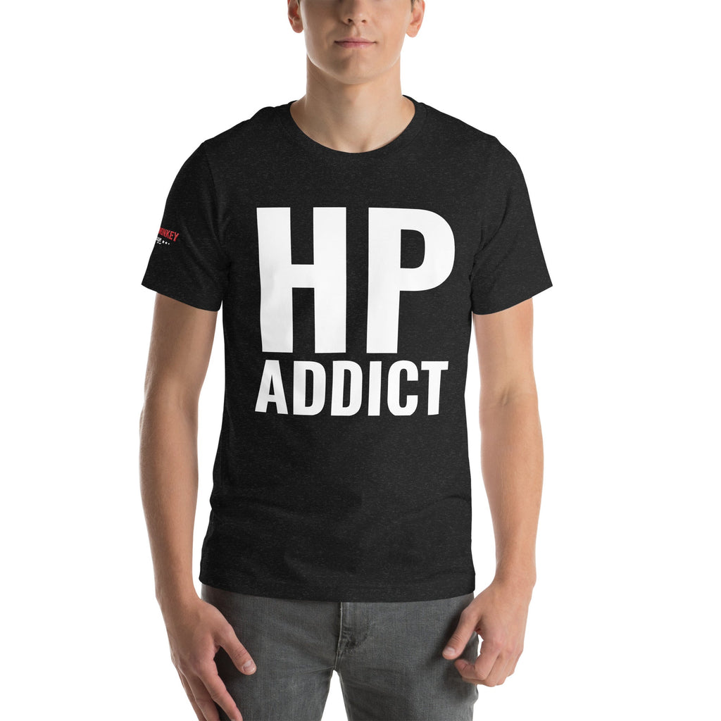 HP Addict Unisex T-Shirt-Grease Monkey Garage