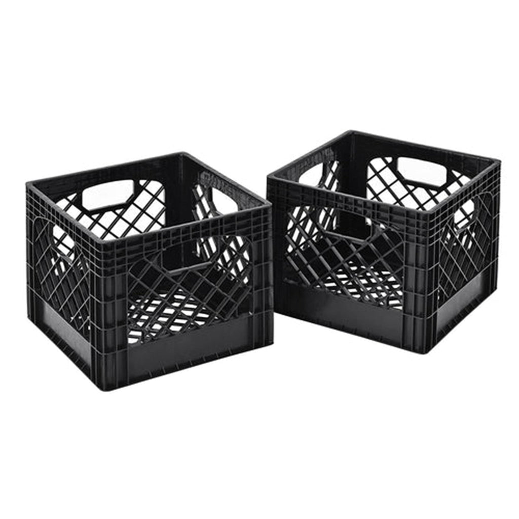 Juggernaut Storage Crate for Office Storage & Classroom Organization, 4-Pack-Home & Garden | Household Supplies | Storage & Organization | Household Storage Containers-Grease Monkey Garage