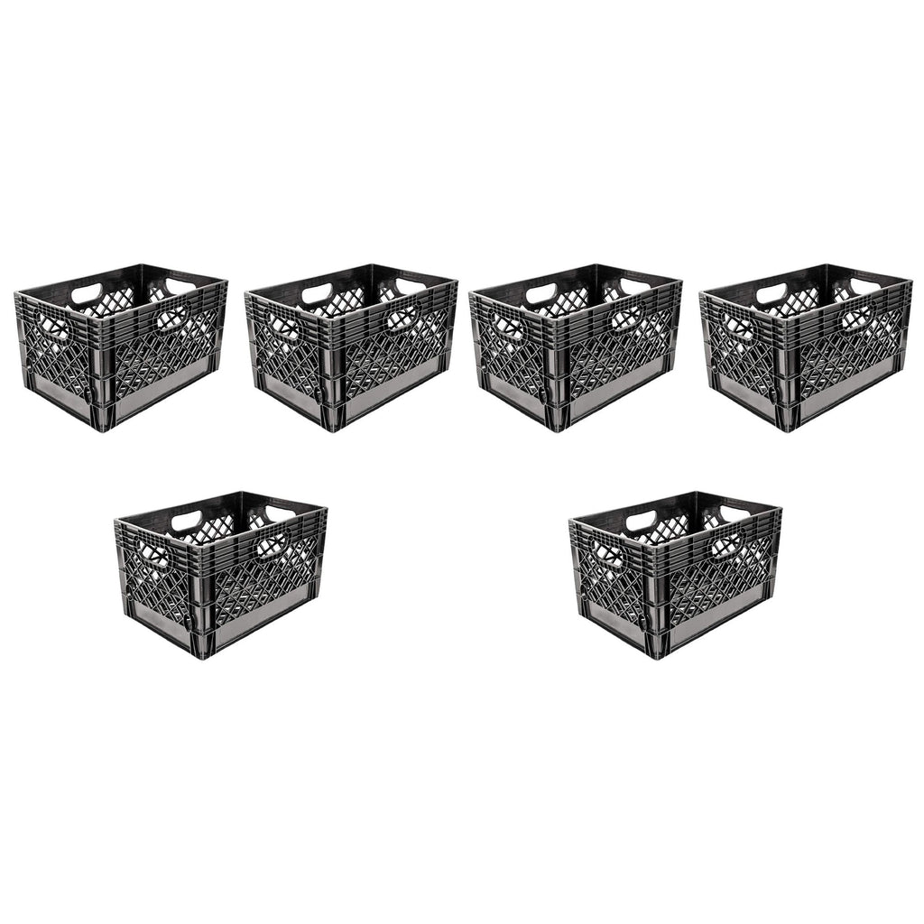 Juggernaut Storage Crate for Office Storage & Classroom Organization, 6-Pack-*Home&Garden | Household Supplies | Storage & Organization | Household Storage Containers-Grease Monkey Garage