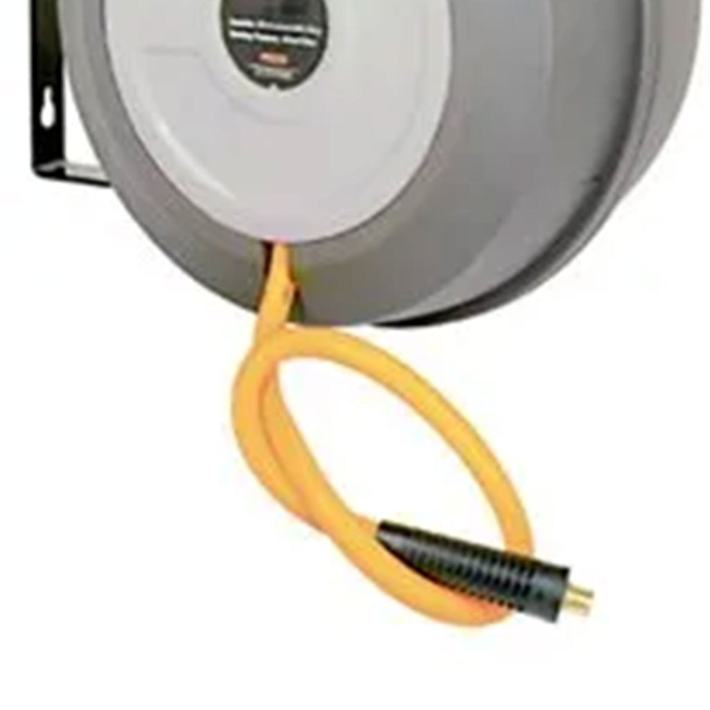 Master Mechanic 3/8" x 50' Hybrid Polymer Air Hose Reel with Plastic Housing-*Home&Garden | Lawn & Garden | Watering & Irrigation | Garden Hoses-Grease Monkey Garage