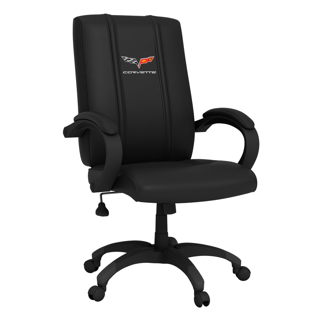 Office Chair 1000 with Corvette C6 Logo-General Motors-Grease Monkey Garage