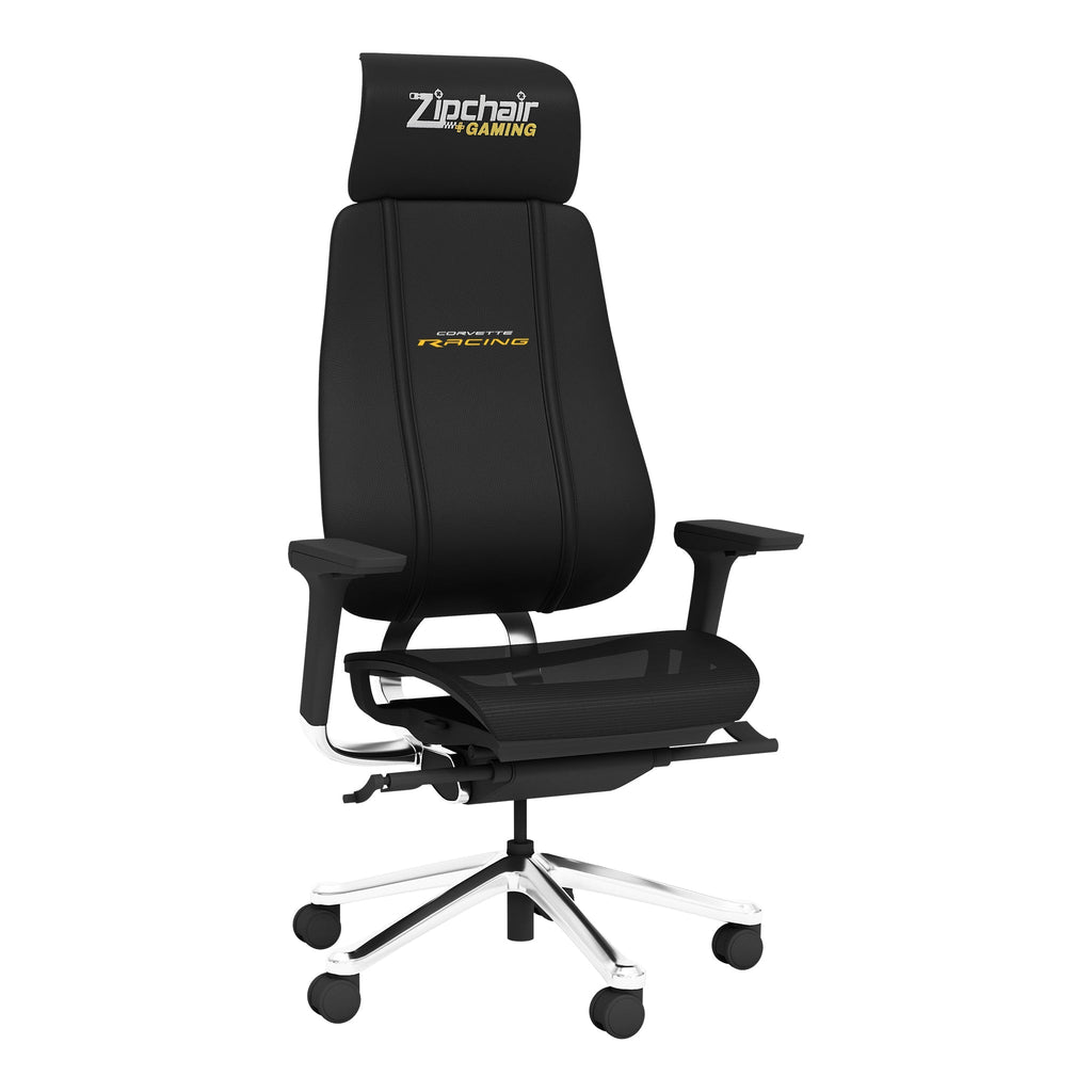 Phantomx Mesh Gaming Chair with Corvette Racing Logo-General Motors-Grease Monkey Garage