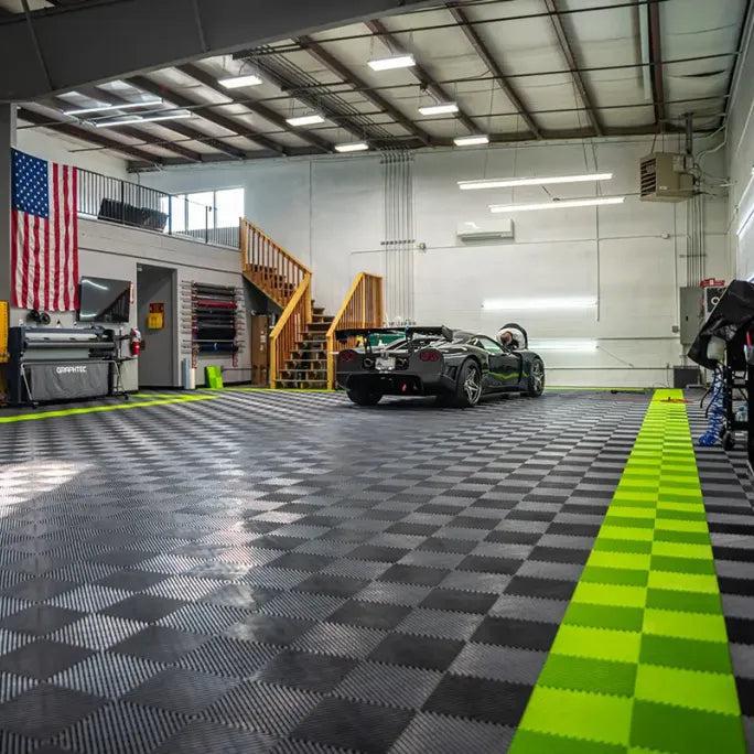 RaceDeck Free-Flow® 12" x 12" Flooring Tiles-Garage Flooring-Grease Monkey Garage