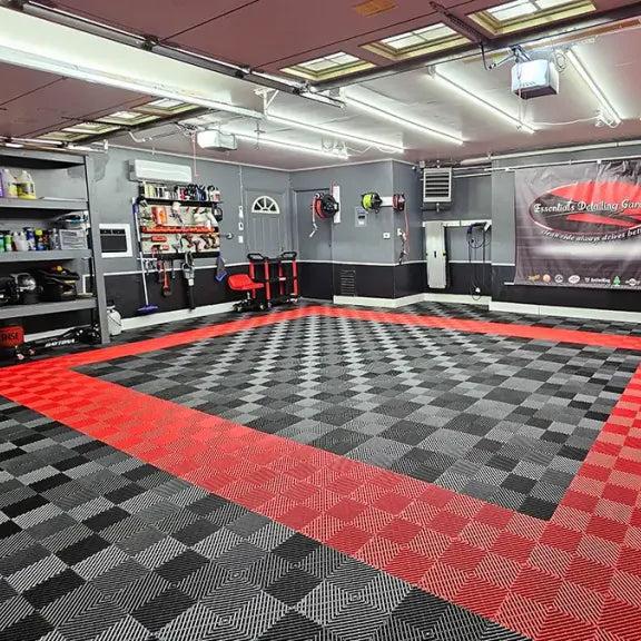 RaceDeck Free-Flow® XLC 18" x 18" Flooring Tiles-Garage Flooring-Grease Monkey Garage