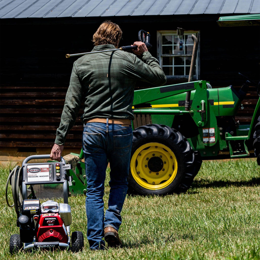 Simpson Cleaning MegaShot 3300 PSI 2.4 GPM Portable Pressure Washer with Nozzles-Home & Garden | Lawn & Garden | Outdoor Power Equipment | Pressure Washers-Grease Monkey Garage