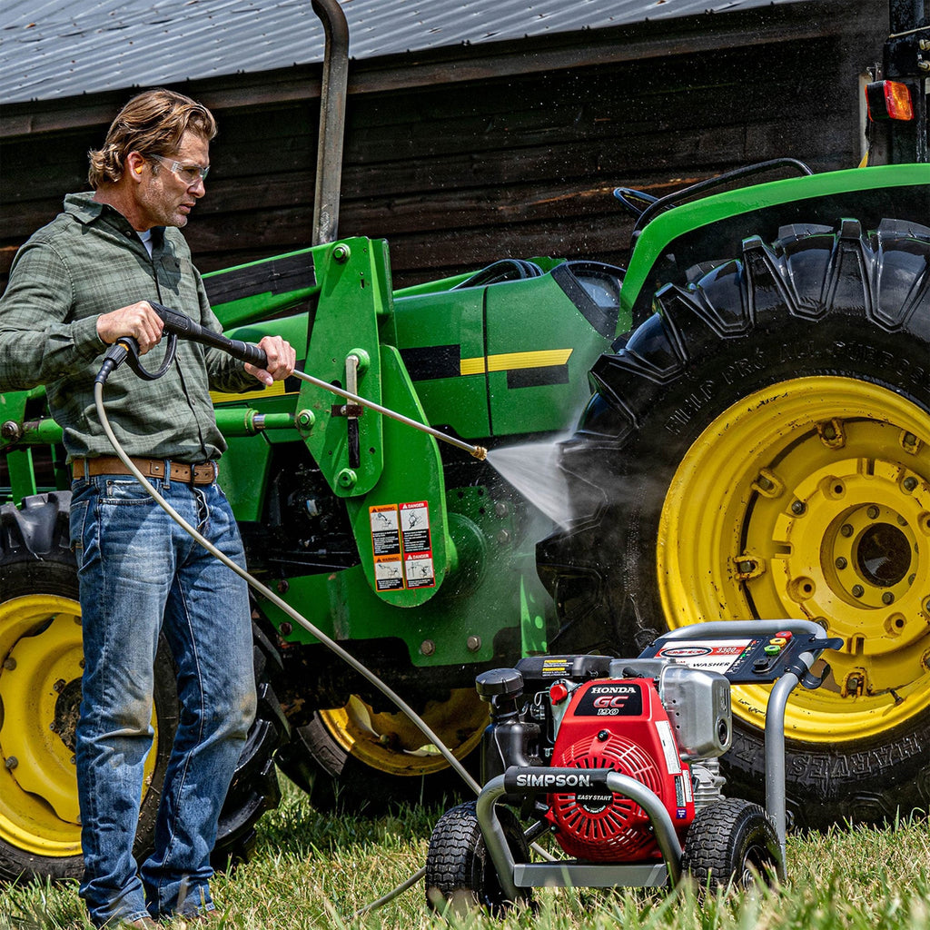 Simpson Cleaning MegaShot 3300 PSI 2.4 GPM Portable Pressure Washer with Nozzles-Home & Garden | Lawn & Garden | Outdoor Power Equipment | Pressure Washers-Grease Monkey Garage