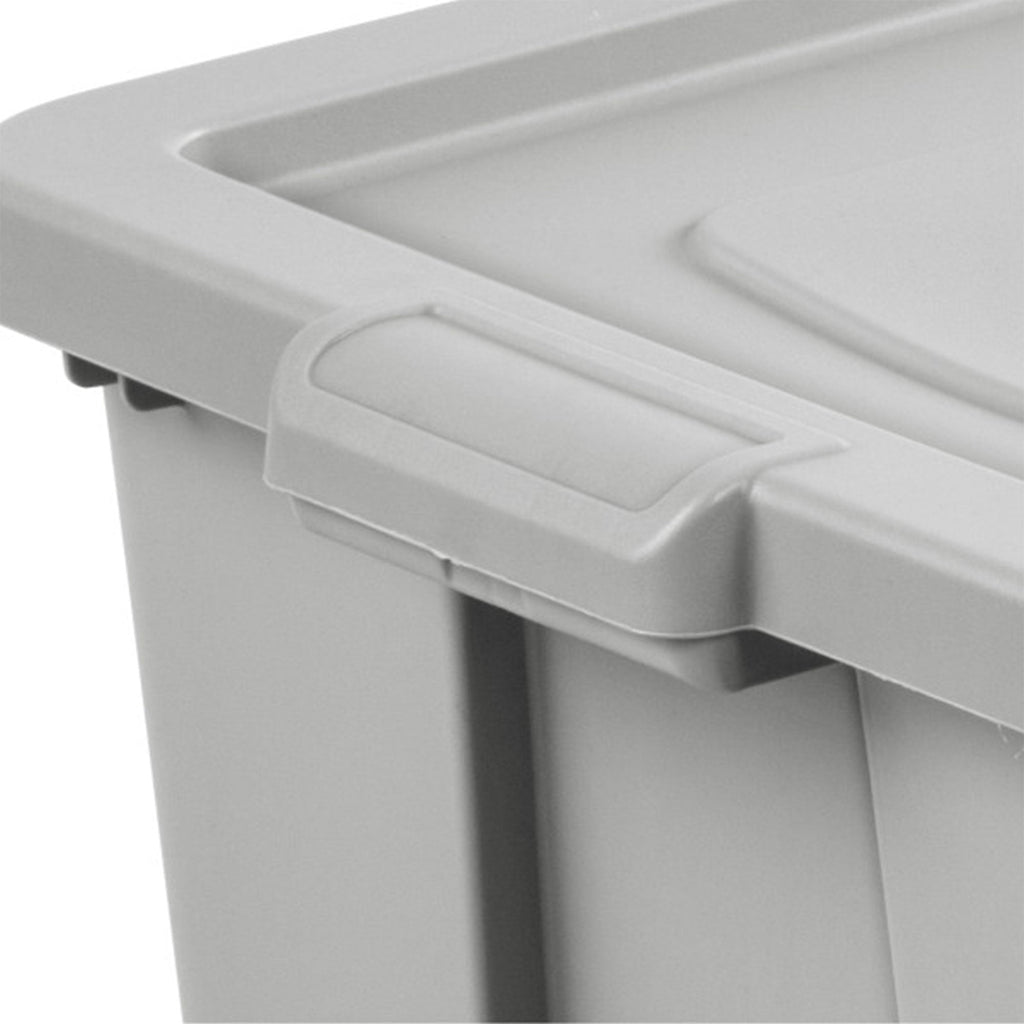 Sterilite 30 Gallon Tuff1 Storage Tote, Stackable Plastic Bin with Lid, 4 Pack-Home & Garden | Household Supplies | Storage & Organization | Household Storage Containers-Grease Monkey Garage