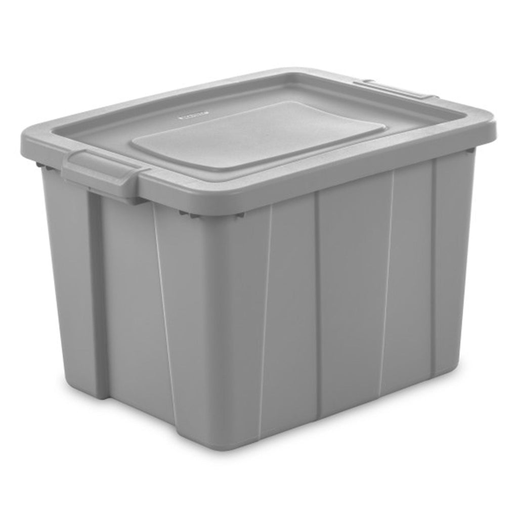 Sterilite Tuff1 18 Gallon Plastic Storage Tote Container Bin w/ Lid (12 Pack)-*Home&Garden | Household Supplies | Storage & Organization | Household Storage Containers-Grease Monkey Garage