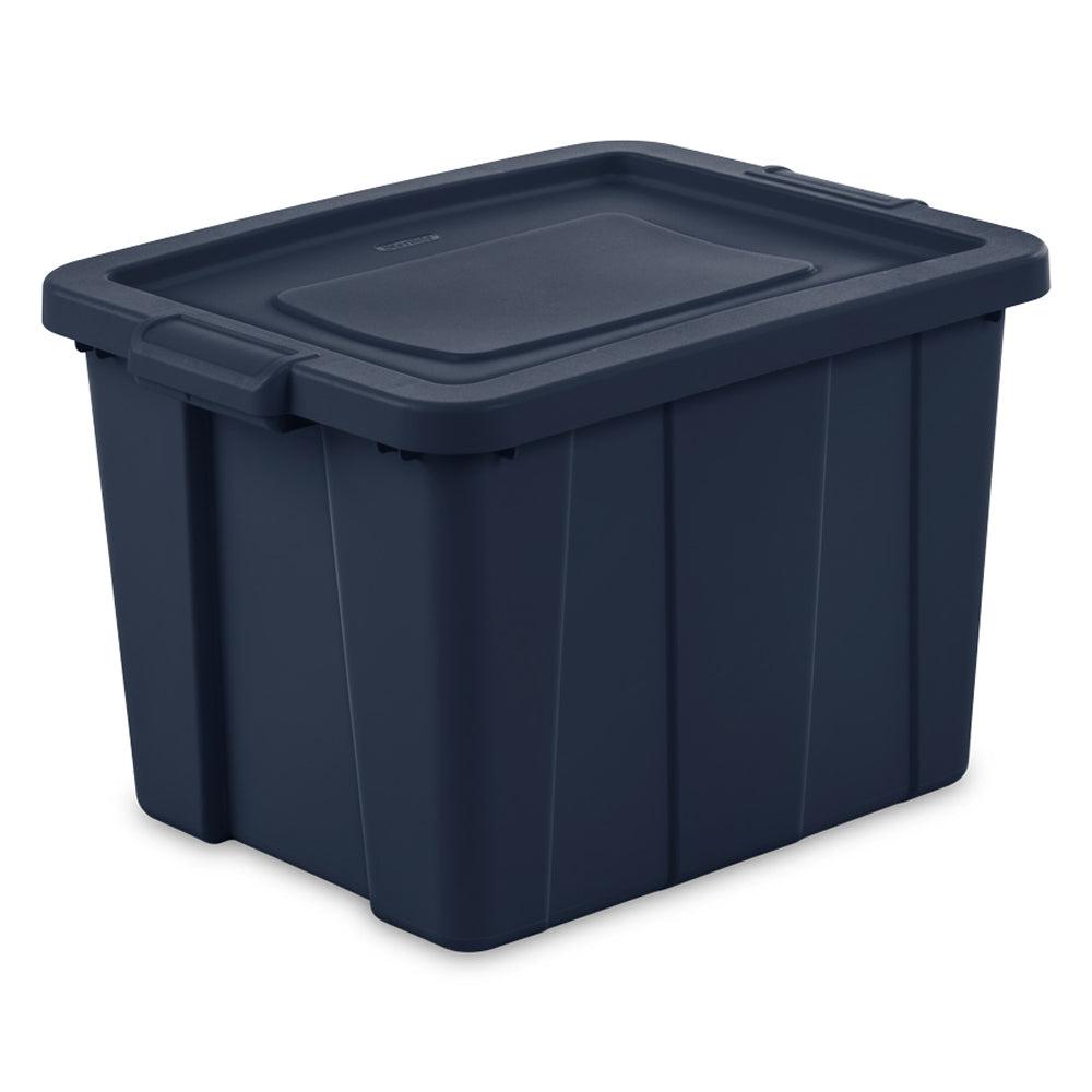 Sterilite Tuff1 18 Gallon Plastic Storage Tote Container Bin w/ Lid (6 Pack)-Home & Garden | Household Supplies | Storage & Organization | Household Storage Containers-Grease Monkey Garage