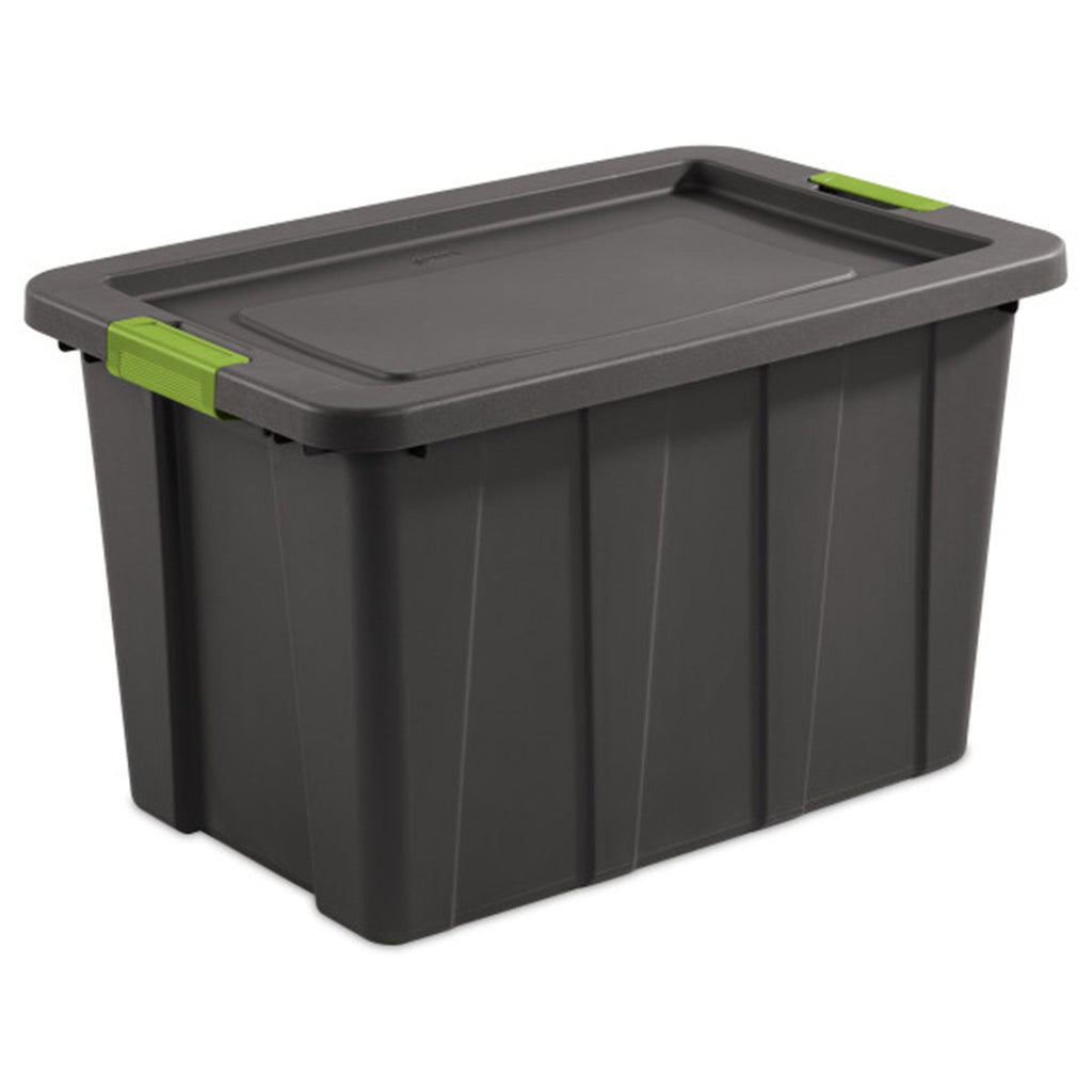 Sterilite Tuff1 Latching 30 Gallon Storage Tote Container with Lid (12 Pack)-Home & Garden | Household Supplies | Storage & Organization | Household Storage Containers-Grease Monkey Garage