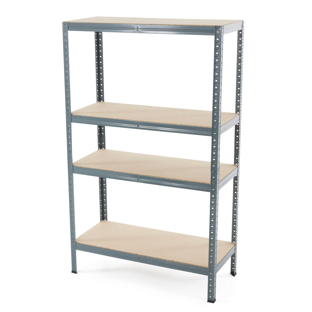 Trestles 36x60" 4 Adjustable Metal Shelves Garage Storage Unit, 500 lb Capacity-*Business&Industrial | Industrial Storage | Industrial Shelving-Grease Monkey Garage