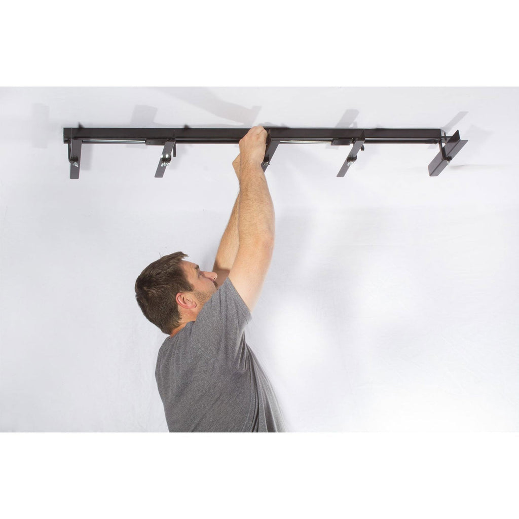 Up-Rite 10 Foot Adjustable Overhead Garage Ceiling Storage Tote Organizer Rack-Home & Garden | Household Supplies | Storage & Organization | Clothing & Closet Storage | Closet Organizers & Garment Racks-Grease Monkey Garage