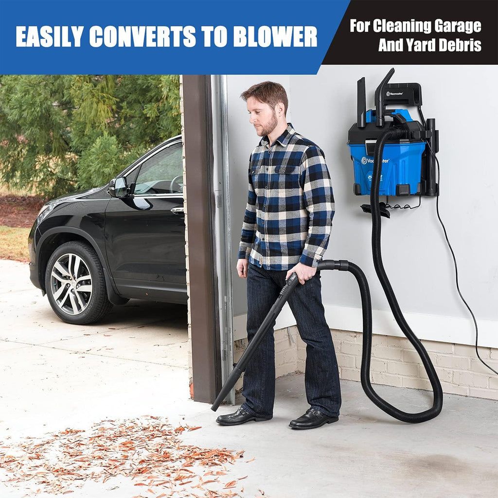 Vacumaster 5 Gal Remote Control Wall Mount Wet/Dry Vacuum Tank for Garage Shops-*Home&Garden | Household Appliances | Vacuums-Grease Monkey Garage